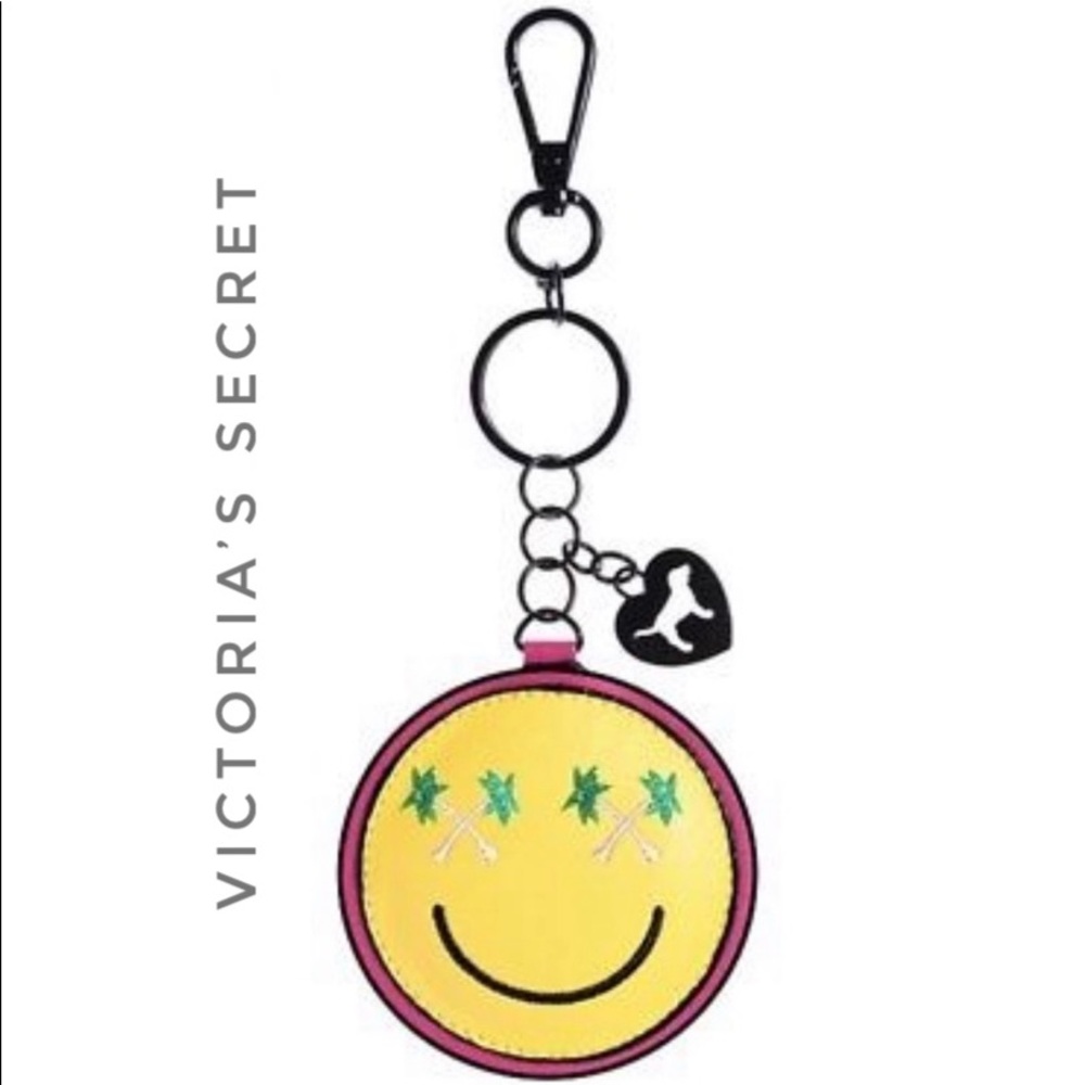 Victorias Secret Smiley Mirror Keychain